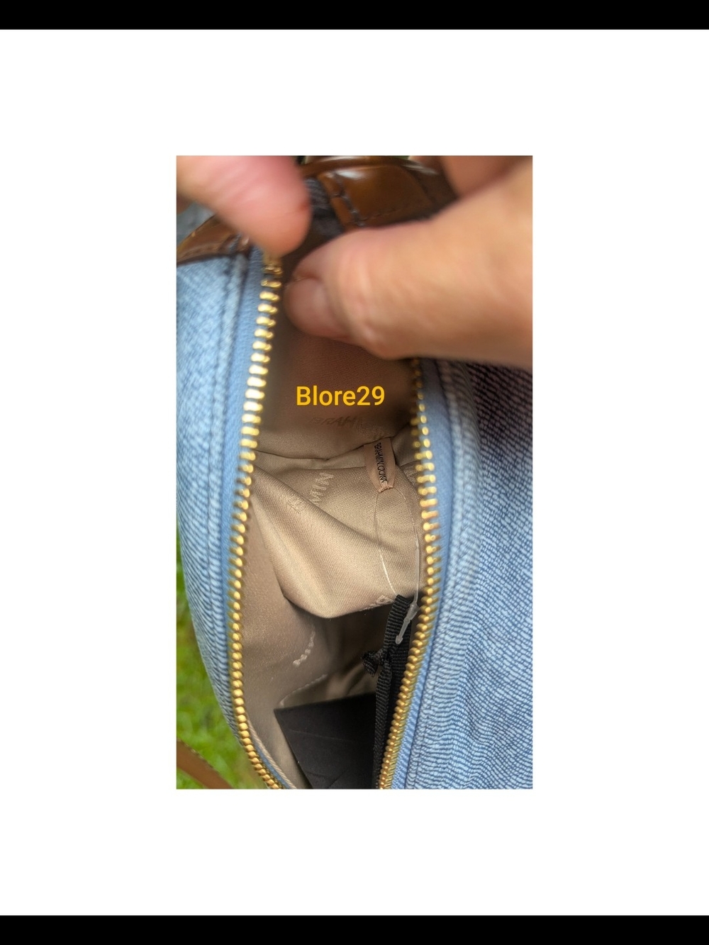 Brahmin Billie nubuck leather AND FREE ID CARD Only w/asking price - Picture 6 of 11